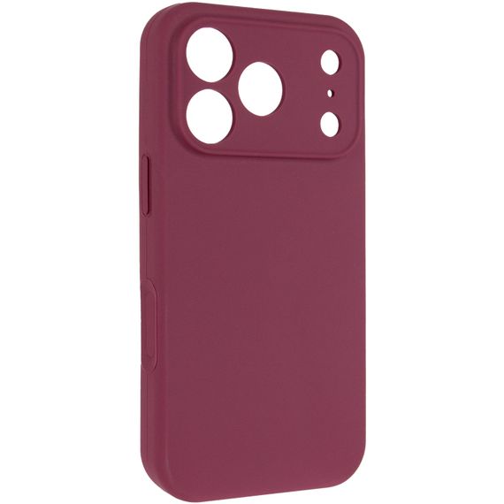Чохол Silk Full Camera Protective (AA) NO LOGO для Apple iPhone 17 Pro Max / 18 Pro Max (6.9") Бордовий / Plum