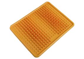 Ортопедичний килимок для стоп EasyFit Acupoint з шипами помаранчевий (EF-2752-OR)