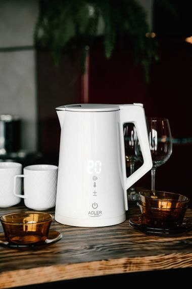 Електрочайник Adler AD 1345 white 1850-2200Вт/ 1.7л/ STRIX/ встановлення температури/ | Зображення 9