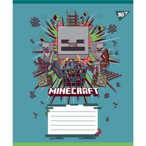 Зошит учнівський YES Minecraft Heroes 767580 18 аркушів Різнокольоровий shop (4823092291783) | Зображення 2