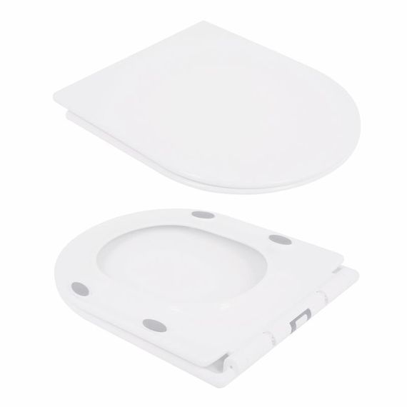 Унитаз-компакт Qtap Presto безободковый с седалием Soft-close QT24221217AW | Зображення 7