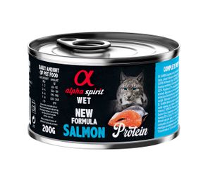 Корм Alpha Spirit Salmon for Adult Cats влажный с лососем для взрослых котов 200 гр