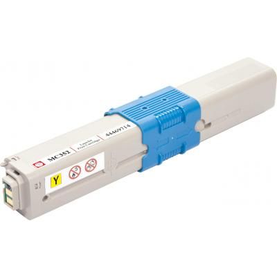 Тонер-картридж BASF OKI C310/330/510/530 Yellow 44469714 (KT-MC352-44469714) | Зображення 1