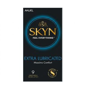 Презервативы безлатексные (полиизопрен) Skyn Extra Lubricated, с дополнительной смазкой, 9 шт Sex Aura