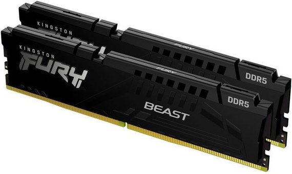Пам'ять ПК Kingston DDR5 32GB KIT (16GBx2) 6000 Beast XMP KF560C30BBK2-32 | Зображення 1