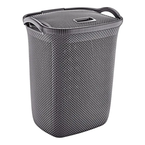 Кошик для білизни 63л сірий Honeycomb ELIF