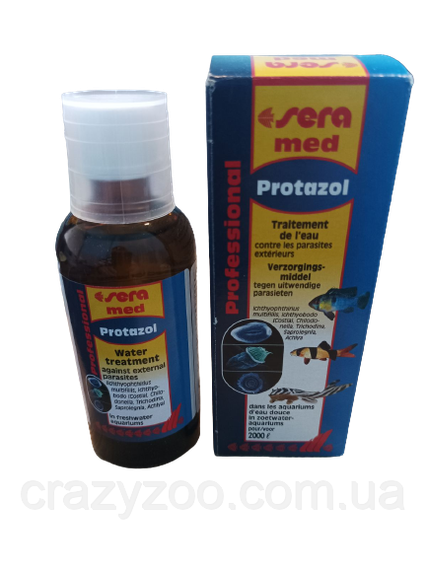 Кондиціонер для води Sera med Protazol проти одноклітинних шкірних паразитів 100 мл | Зображення 3