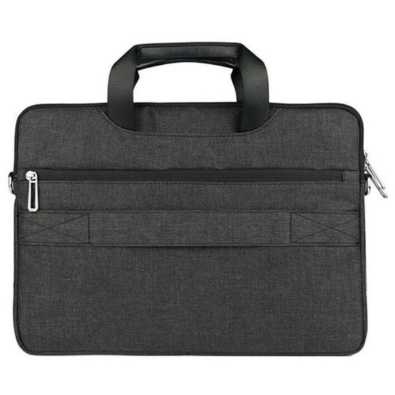 Сумка для ноутбуку WIWU City Commuter Bag 15.6" Grey Black | Зображення 2