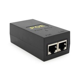 POE инжектор 48V 0.5A 24Вт с портами Ethernet 10/100Мбит/с,без кабеля питания