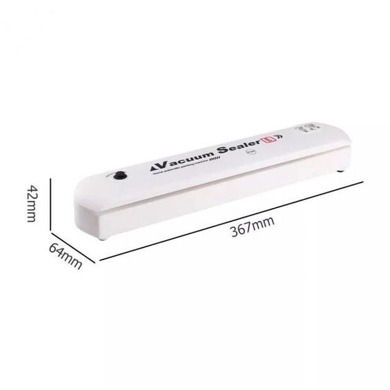 Вакуумний пакувальник VACUUM SEALER LP-11 (S+) нова модель дві кнопки. Колір: білий | Зображення 4