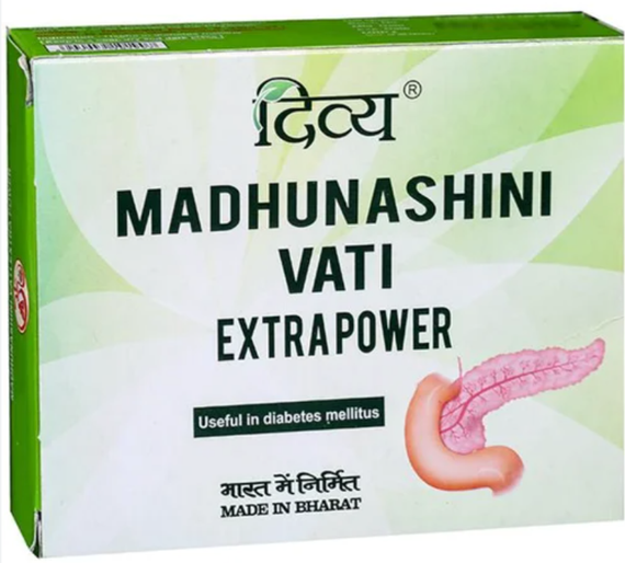 Патанджали Мадхунашини Вати, 120 таблеток, поддержка при диабете, Patanjali Madhunashini Vati