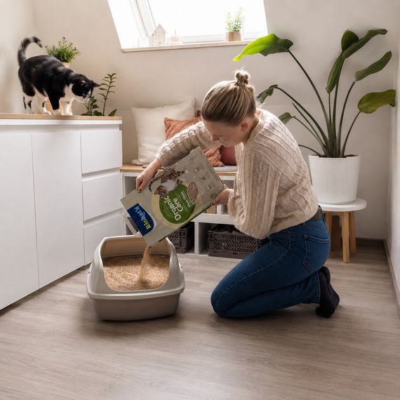 Наповнювач рослинний Biokats для котячого туалету Organic Care 30л/12кг | Зображення 4