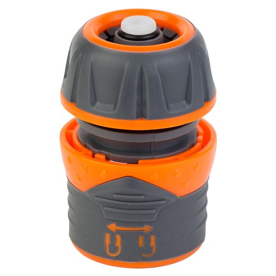 Конектор 1/2" Flora швидкознімний для шланга 1/2" аквастоп з замком (ABS+TPR) (5015434) | Зображення 5