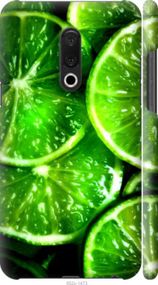 Чохол на Meizu 15 Plus Зелені часточки лимона "852m-1473-2448"