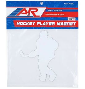 Магніт на авто A&R Хокеїст декор, Сріблястий