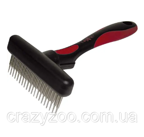 Грабли собак и кошек Croci Vanity с амортизирующими высокими зубцами 2.7х11х17 см C6067442