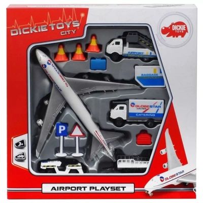 Ігровий набір Dickie Toys Аеропорт, 3 машинки,1 літак, 13 аксесуарів (3743001) | Зображення 5