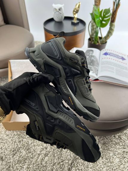 Чоловічі кросівки Salomon Quest M Element Gtx Khaki Black | Зображення 4