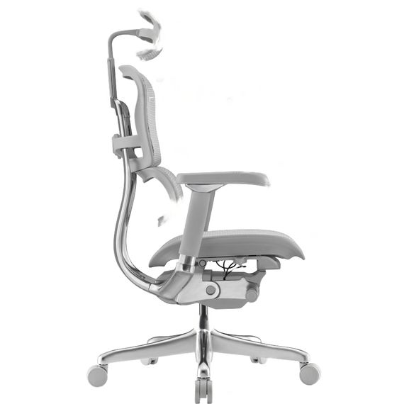 Кресло компьютерное ERGOHUMAN LUXURY 2 Gray (EHE2-AG-HAM-5D-L) | Зображення 3