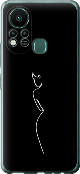 Чехол на Infinix Hot 11S Силуэт1 "4590u-2757-17620"