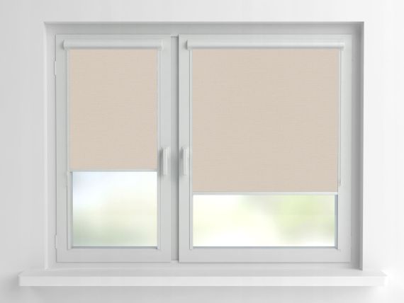 Рулонна штора Rolets Роял 2-813-1250 125x170 см закритого типу Молочна