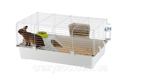Клітка для кроликів та морських свинок Ferplast Rabbit 100 світло-сіра 95х57х46 см 57052370