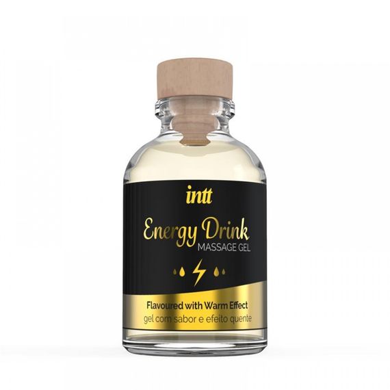 Масажний гель з ефектом зігрівання Intt Energy Drink 30 мл | Зображення 1