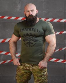 Тактична футболка потоотводящая SABUR АРТИЛЕРІЯ ОЛИВА ЛГ7238