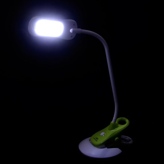 Настольная лампа на гибкой ножке на прищепке SL-58 5W BL | Зображення 6