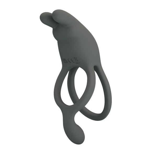 Эрекционное вибро кольцо Pretty Love - MASTER RING Gray, 7 vibration functions, BI-210335-1 sexstyle | Зображення 2
