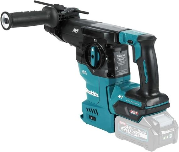Перфоратор аккумуляторный Makita HR008GZ (3.9 Дж, SDS-PLUS, XGT, BL, AWS, AVT, без аккумуляторов и зарядного устройства) | Зображення 2