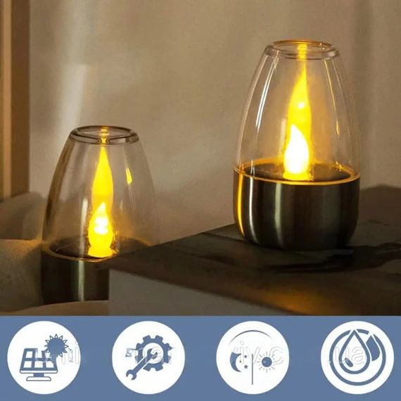 Вулична LED свічка на сонячній батареї XPRO SL-060 (234575885_449) | Зображення 5