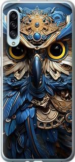 Чехол на Samsung Galaxy A90 5G Сова v2 из силикона FCh_096104