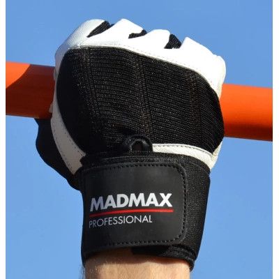 Перчатки для фитнеса MadMax MFG-269 Professional White S (MFG-269-White_S) | Зображення 2