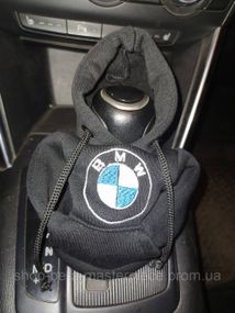 Чохол кофта Худі аксесуар на КПП  Car Hoodie БМВ BMW чорний подарунок автомобілісту 10070