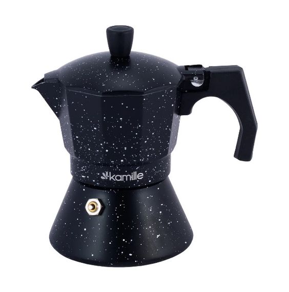 Кофеварка гейзерная Kamille KM-2511MR 150 мл 3 порции | Зображення 1