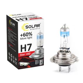 1237S2 SOLAR Автолампа H7 12V 55W PX26d Starlight + 60%, SET