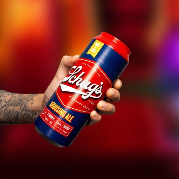 Мастурбатор – банка пива Blush Schag's Arousing Ale Masturbator – Frosted, самозмащуваний, вакуум | Зображення 6