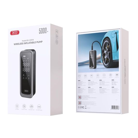Автомобільний компресор XO CZ018 5000mAh | Зображення 1