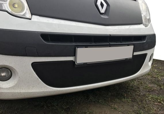 Зимняя нижняя решетка (2008-2013) Глянцевая для Renault Kangoo