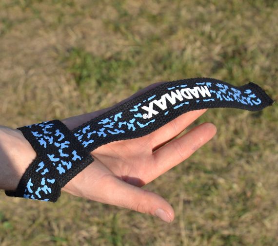 Ламки для тяги Camo Power Wrist Straps Camo/Light Blue | Зображення 4