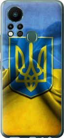 Чехол на Infinix Hot 11S Флаг и герб Украины 1 "375u-2757-17620"