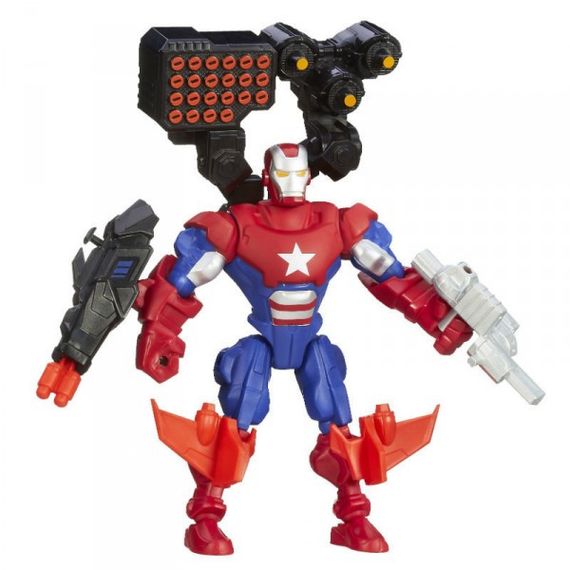 Розбірна фігурка супергероя Залізний патріот - Iron Patriot, Super Hero Mashers, Hasbro 138270 | Зображення 1