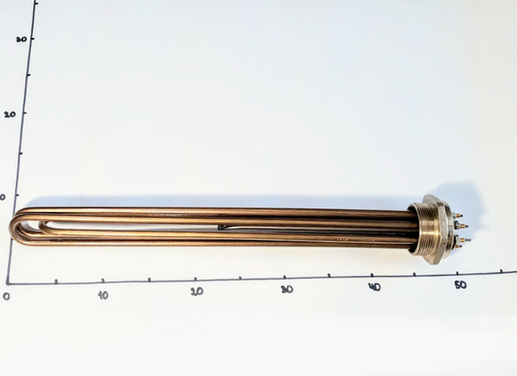 Блок ТЭНов 9000W с резьбой 2" (Украина) | Зображення 2