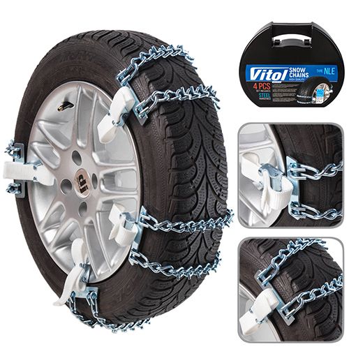 Ланцюги на колеса MODEL 3 розмір NLE-42 (4 шт.) (в пластиковому боксі)