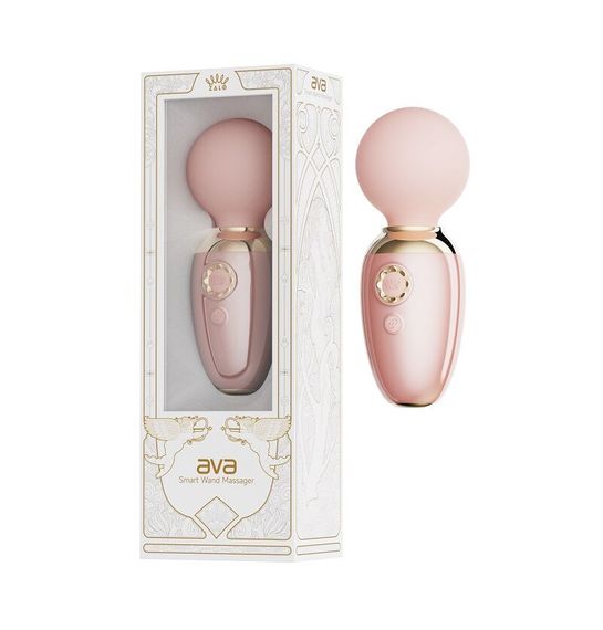 Смарт-вібромасажер Zalo – AVA Sakura Pink, 8 режимів, підігрів, дуже потужний та компактний | Зображення 4