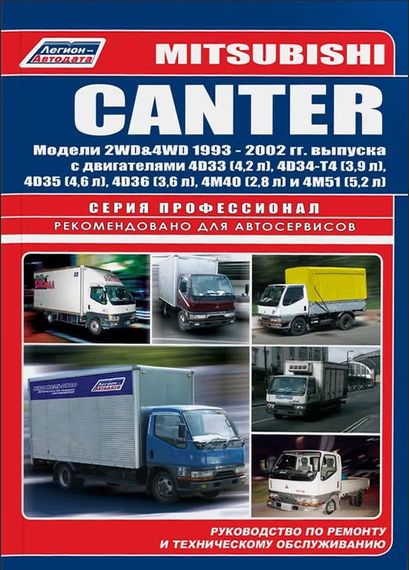 Mitsubishi Canter. Посібник з ремонту й експлуатації. Книга