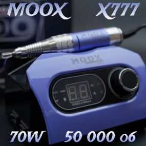 Фрезер Moox X777 50тис. об/мин, 70W фиолетовый (для маникюра и педикюра)