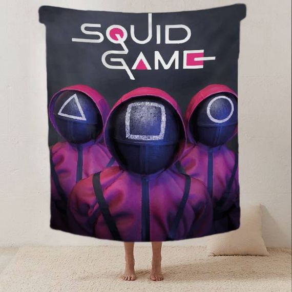Плед 3D Гра в кальмара SQUID GAME 12297 160х200 см | Зображення 1