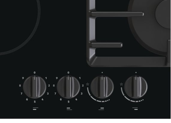 Варильна поверхня Gorenje, комбінована. GCE 691 BSC (BGR6CAB-E1F) (734118) | Зображення 2